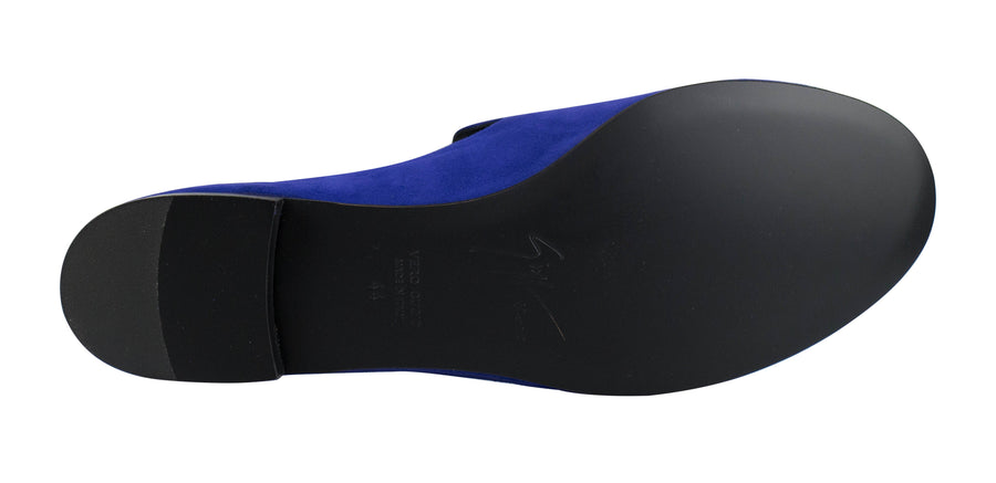 Kevin Camoscio Suede Tassel Loafers - Blue