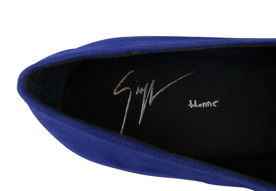 Kevin Camoscio Suede Tassel Loafers - Blue