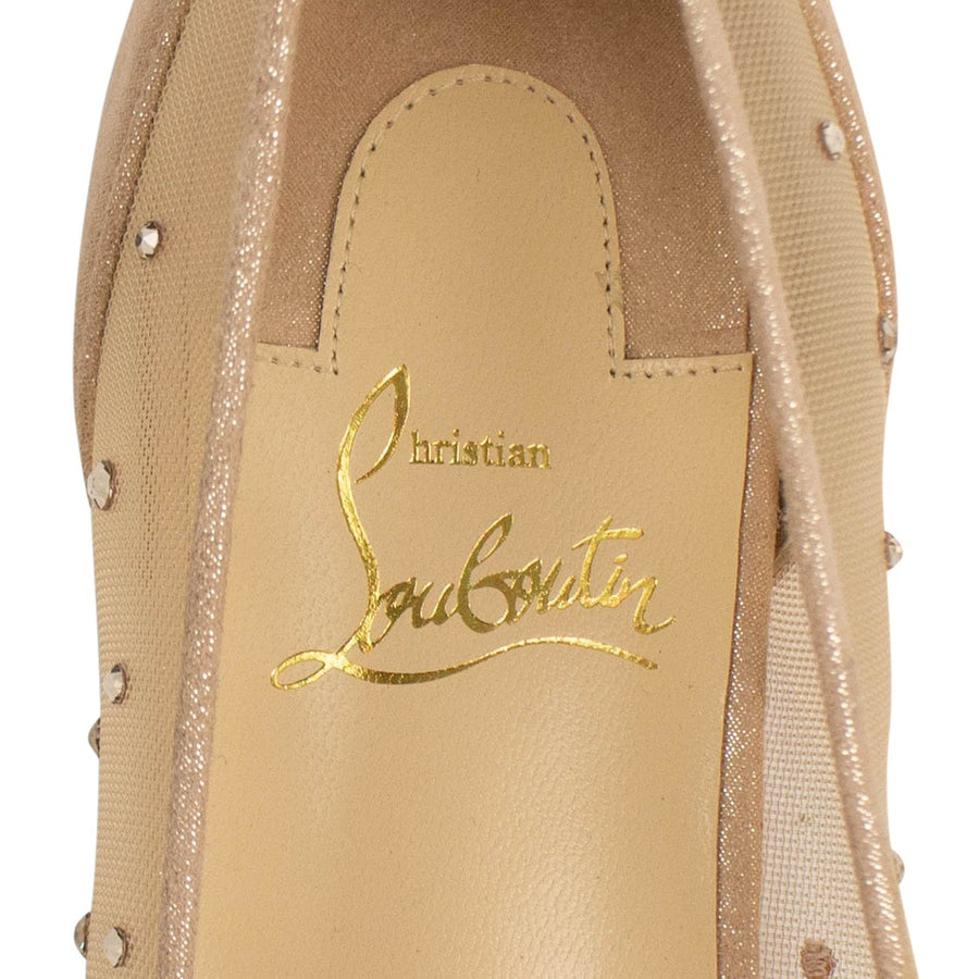'Follies Strass' Flats - Beige
