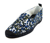 Granite Print Canvas Espadrilles - Blue Camo