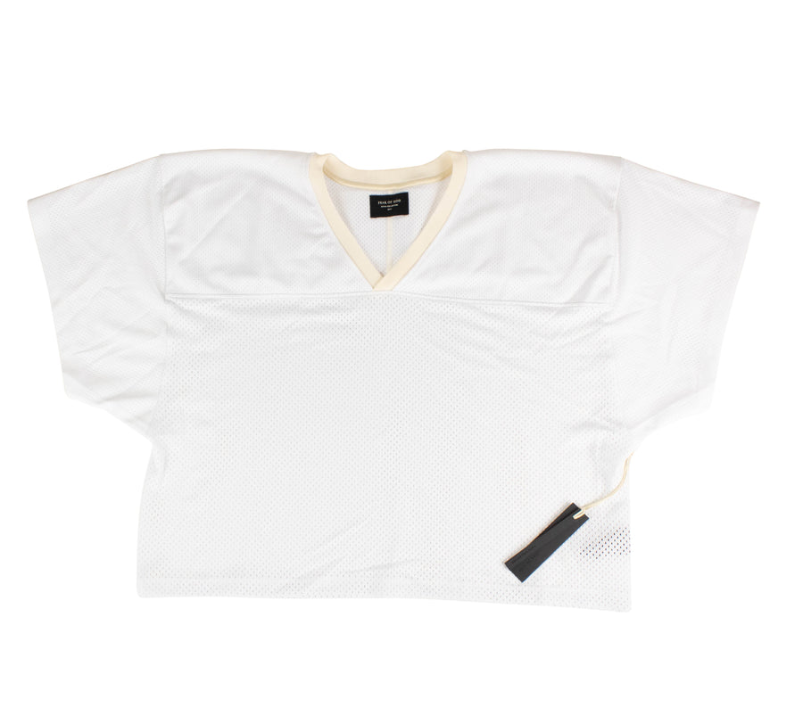 Fear of God - White Fifth Collection Mesh Logo Football Jersey