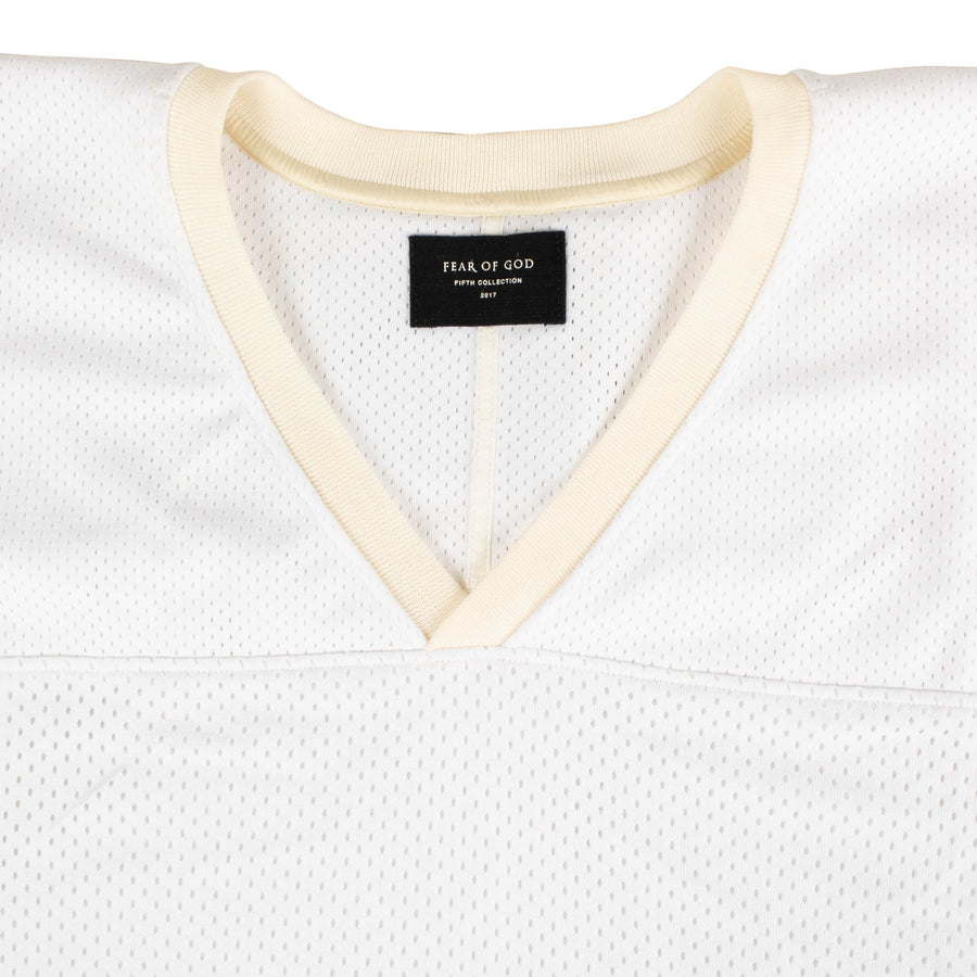 Fear of God - White Fifth Collection Mesh Logo Football Jersey