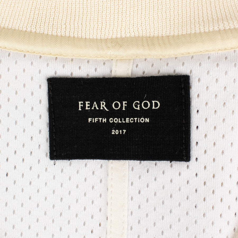Fear of God - White Fifth Collection Mesh Logo Football Jersey