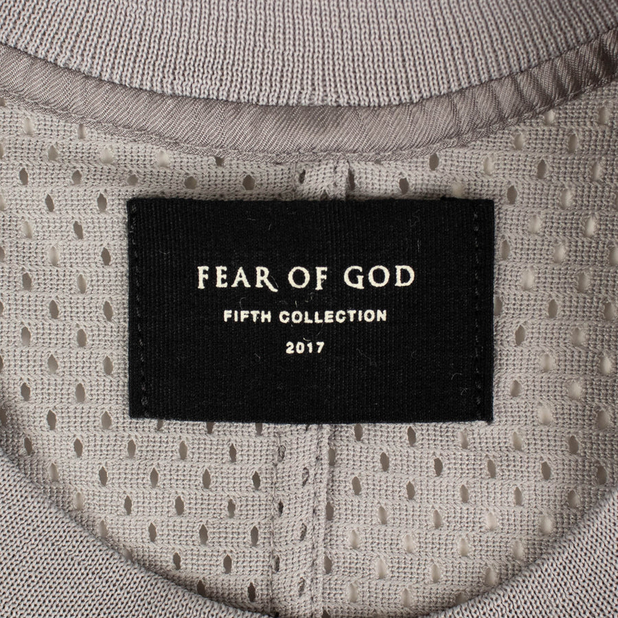 Fifth Collection Mesh Oversized Tee - Gray