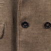 Cashmere Blend Corduroy Double Breasted Sport Coat - Brown