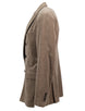 Cashmere Blend Corduroy Double Breasted Sport Coat - Brown