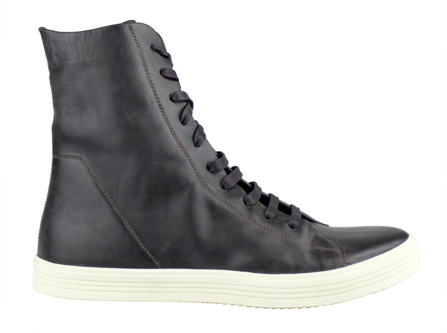 Mastodon Sneaks Leather Sneakers - Dark Purple