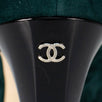 Suede And Patent Leather Cap Toe Pumps - Green