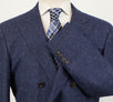 Cashmere Blend Double Breasted Sport Coat - Blue