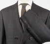 Graph Check Wool Double Breasted Sport Coat - Brown