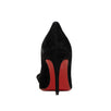 'Souriceau' 85mm Velvet Pumps Heels - Black