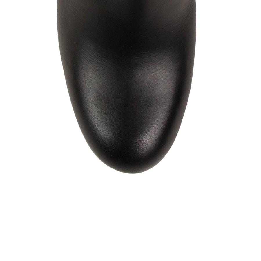 'Suzi Folk' 85mm Boots Heels - Black