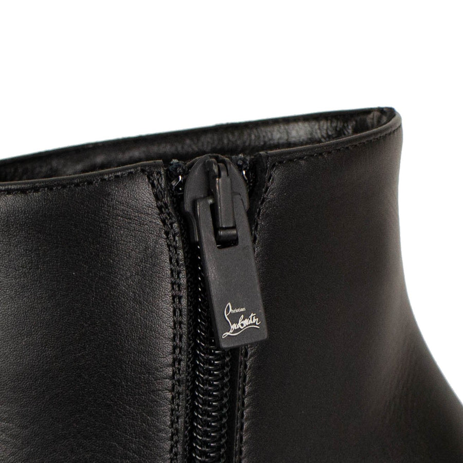 'Suzi Folk' 85mm Boots Heels - Black