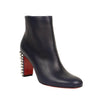 'Suzi Folk' 85mm Boots Heels - Navy