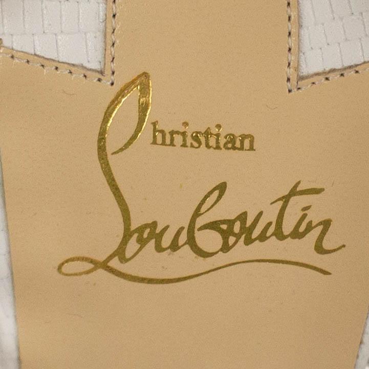 'Corfou' 100mm Ankle Boots Pumps Heels - White