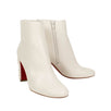 'Suzi Folk' 85mm Boots Heels- White