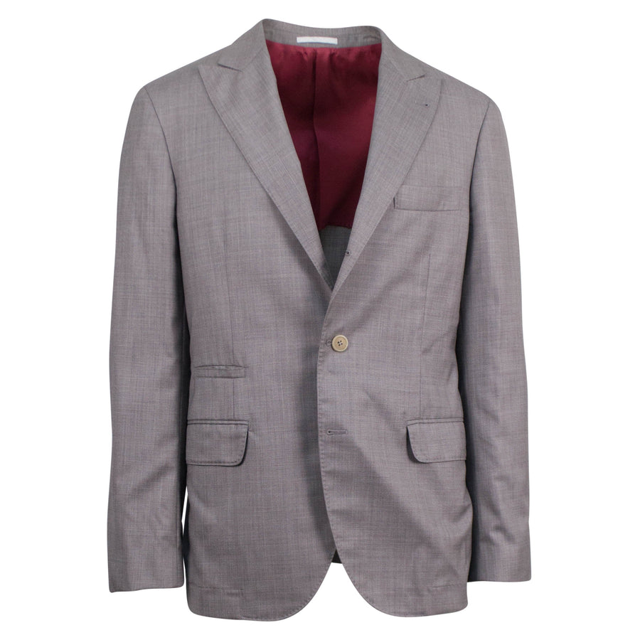 Cotton 3 Roll 2 Button Sport Coat - Brown