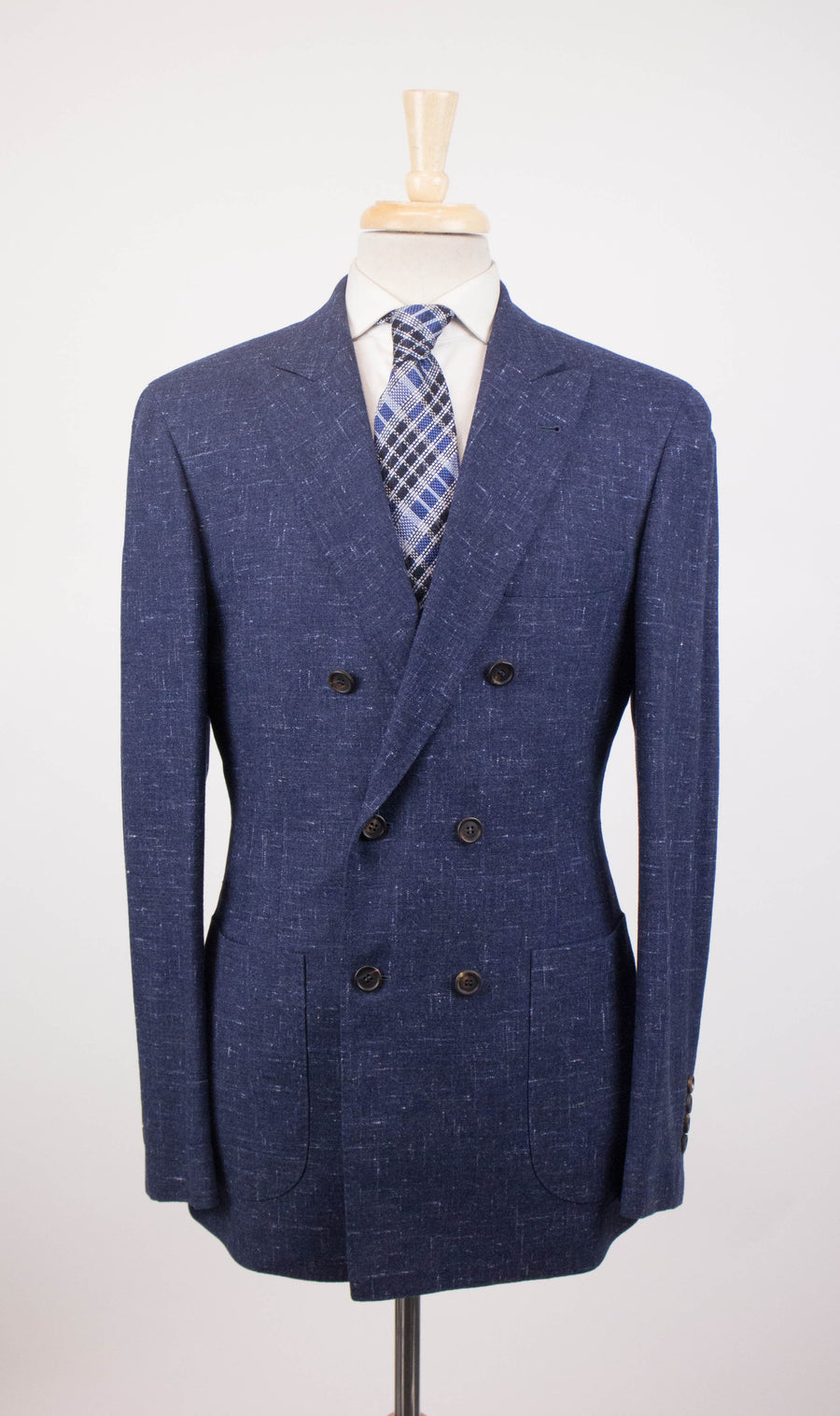 Cashmere Blend DB Sport Coat - Blue