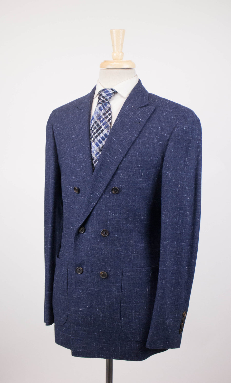 Cashmere Blend DB Sport Coat - Blue