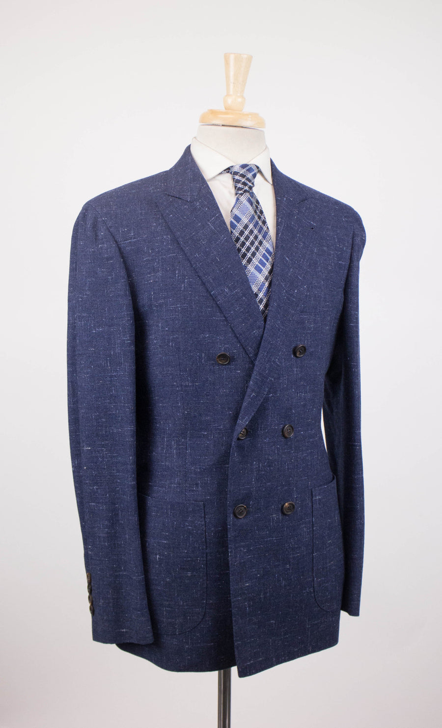 Cashmere Blend DB Sport Coat - Blue