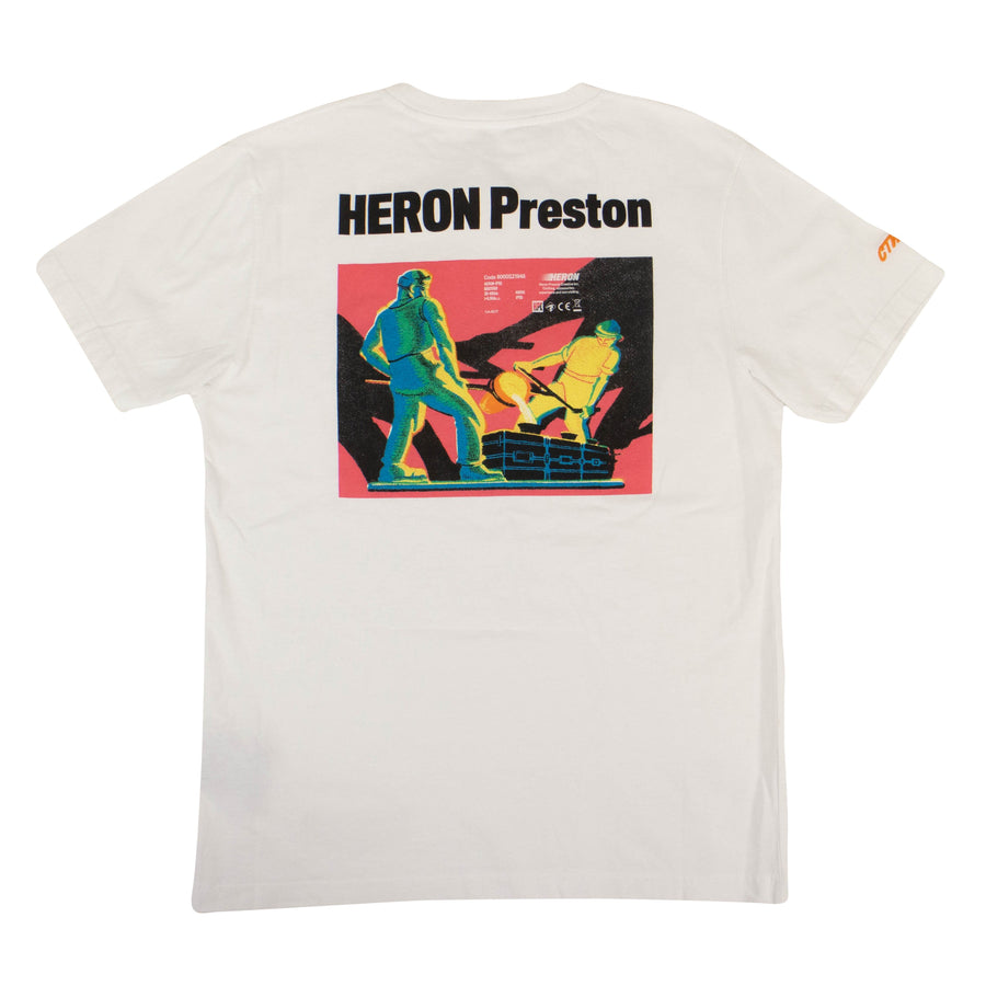 Metal Worker Short Sleeves T-Shirt - White