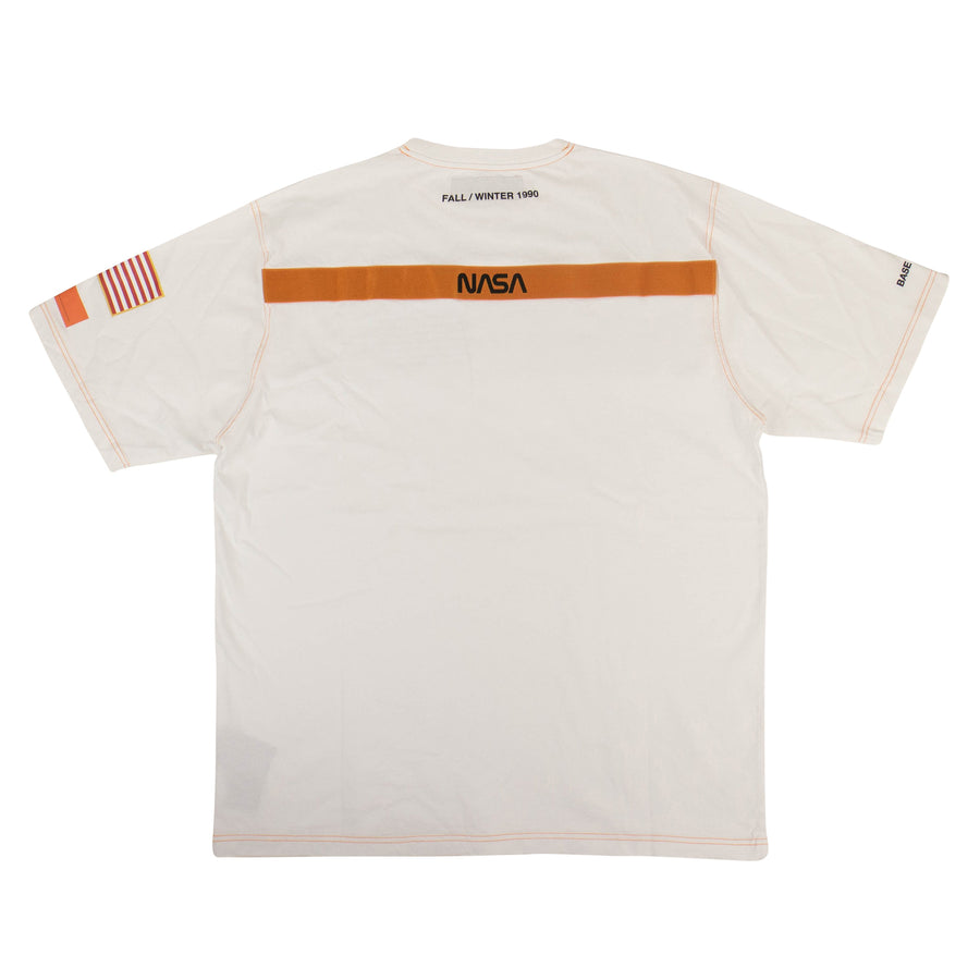 Cotton NASA Short Sleeves T-Shirt - White