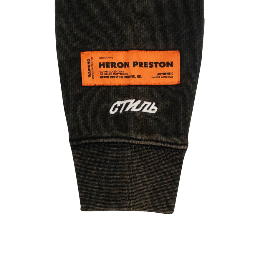 Cotton Doves Printed Sweatshirt - Black