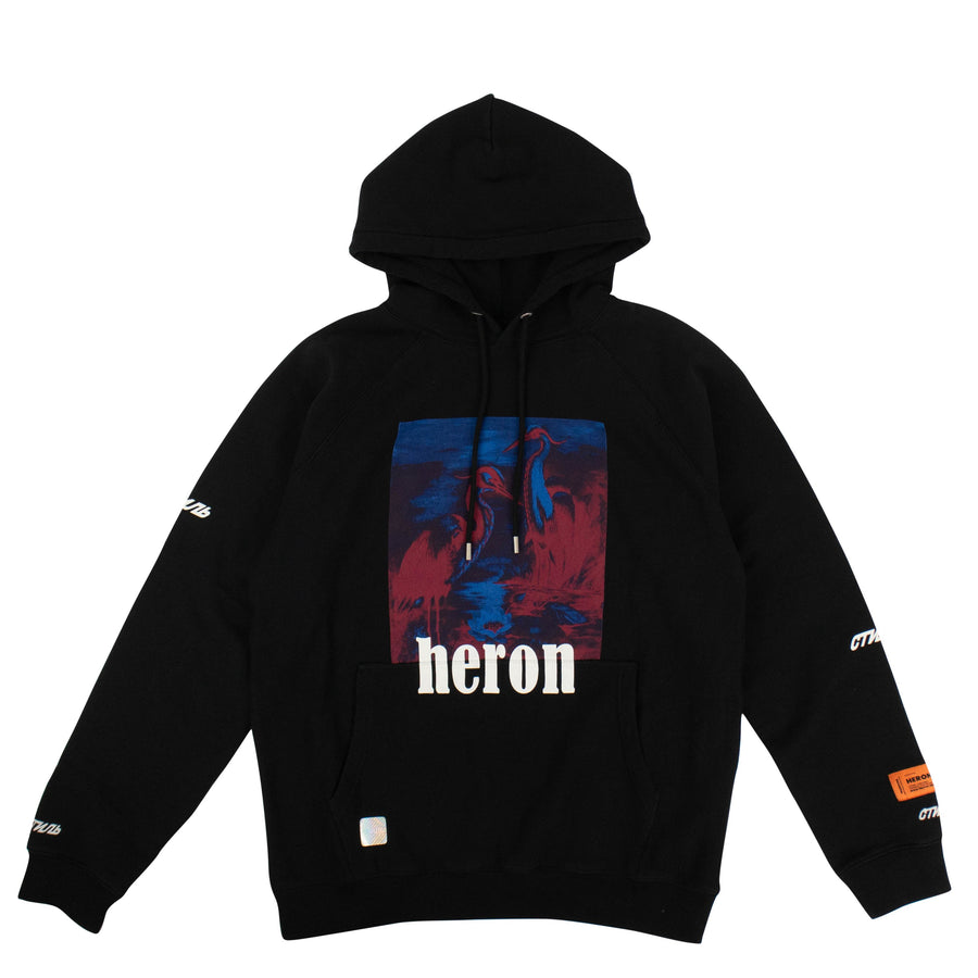 Cotton Heron Hoodie - Black