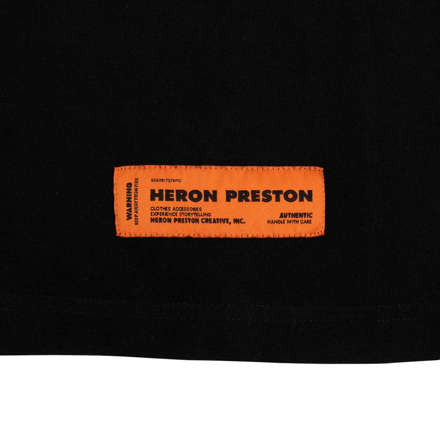 Melted Short Sleeves T-Shirt - Black