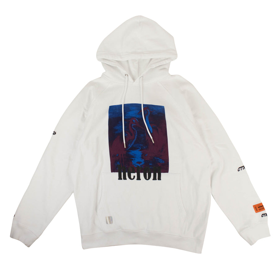 Cotton Heron Hoodie - White