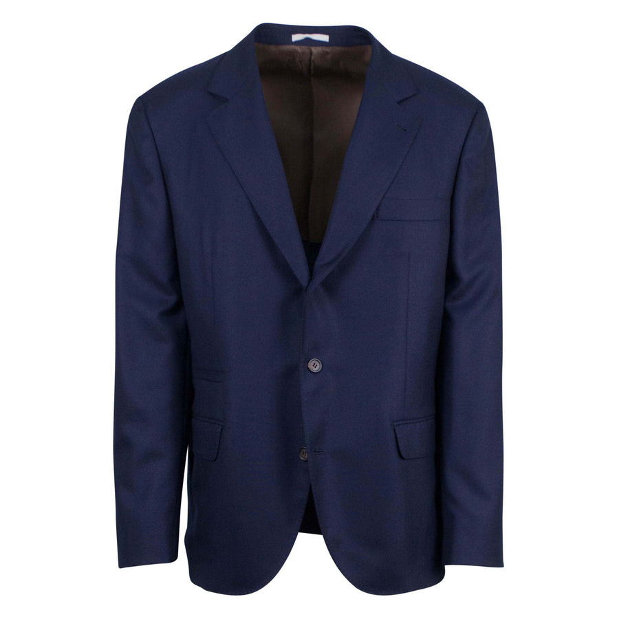 Cashmere 3/2 Button Sport Coat - Blue