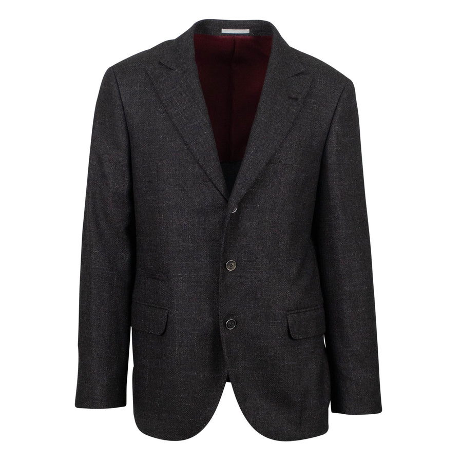 Cashmere Blend 3 Roll 2 Sport Coat - Brown