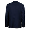 Windowpane Wool Double Breasted Sport Coat - Blue