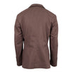 BRUNELLO CUCINELLI Brown Cotton-Silk Peacoat Jacket
