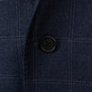 Windowpane Wool 3/2 Button Sport Coat - Blue