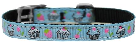 Cupcakes Nylon Dog Collar With Classic Buckle 3-8