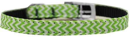Chevrons Nylon Dog Collar With Classic Buckle 3-8