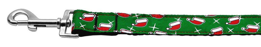 Santa Hat Nylon And Ribbon Collars . 1'' Wide X 6' Leash