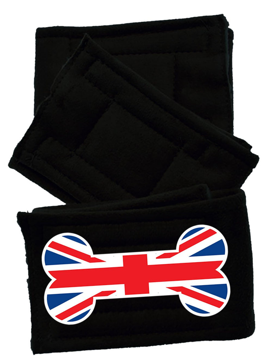 Peter Pads Black Size Lg British Bone Flag 3 Pack