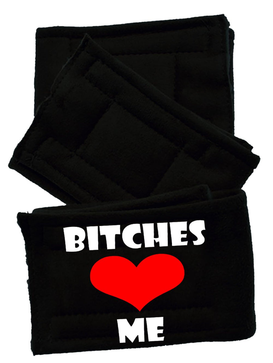 Peter Pads Black Size Md Bitches Love Me 3 Pack
