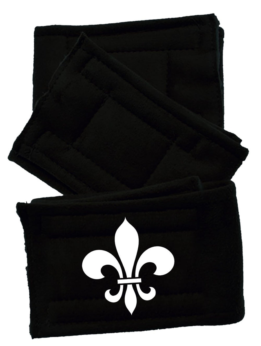 Peter Pads Black Size Lg Fleur De Lis 3 Pack