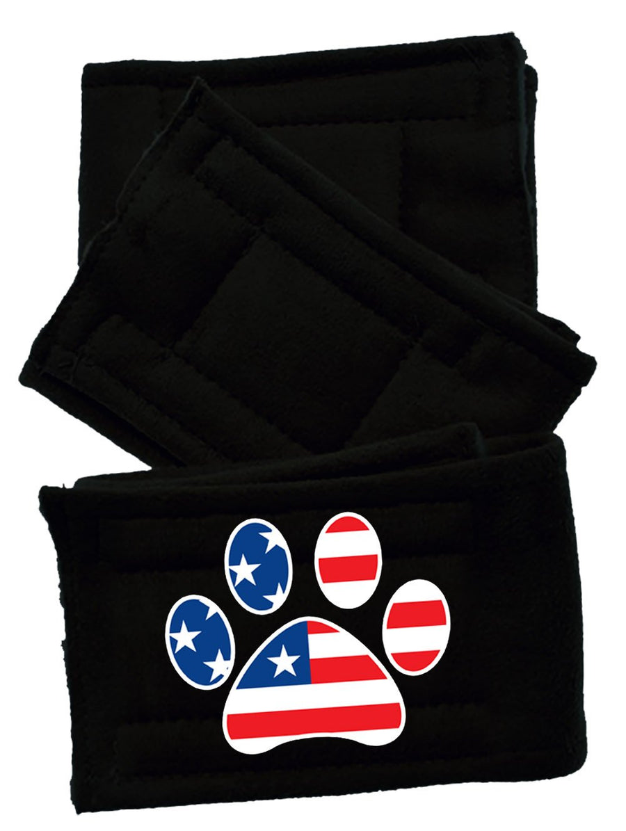 Peter Pads Black Size Sm Paw Flag 3 Pack
