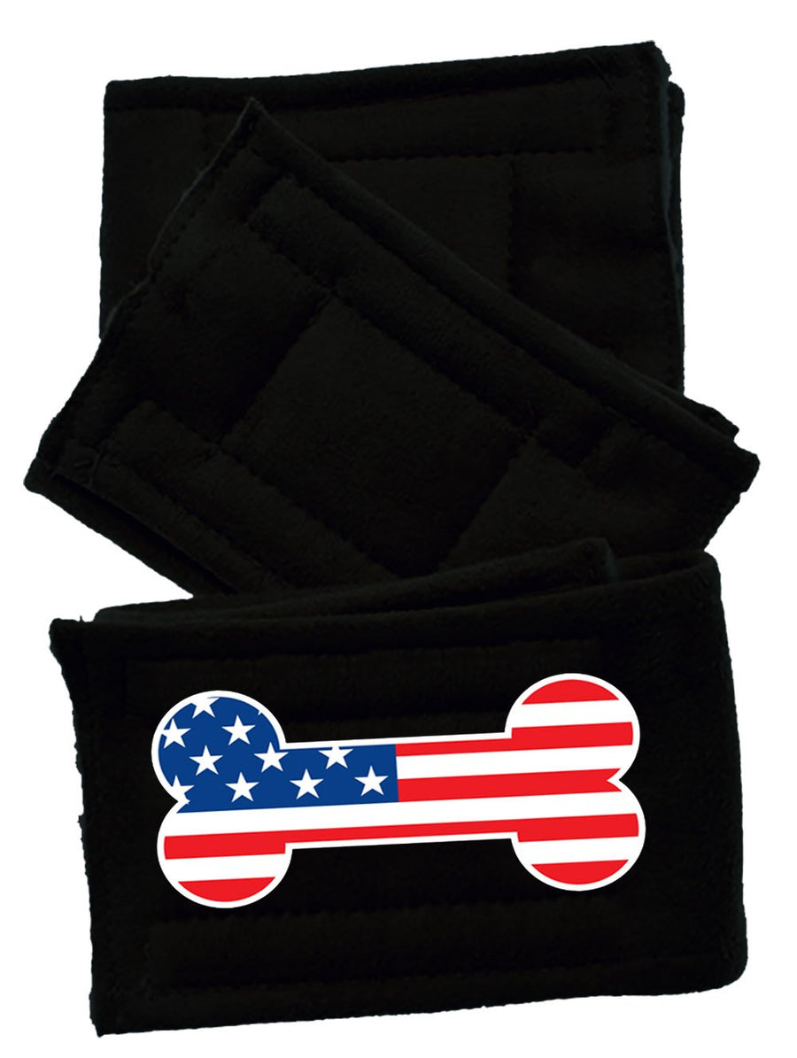 Peter Pads Black Size Sm Usa Bone Flag 3 Pack