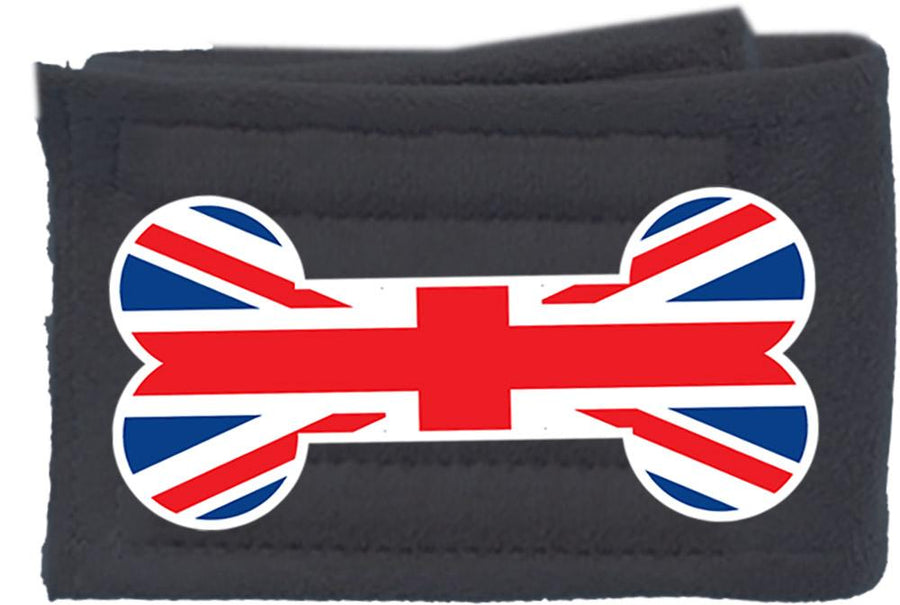 Peter Pads Ultra Plush Grey Size Sm British Bone Flag Single