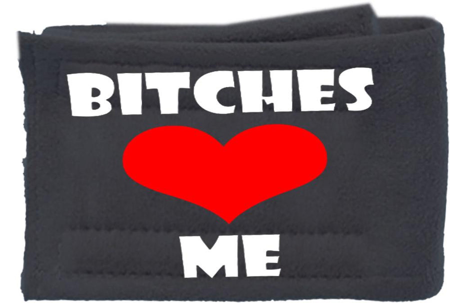 Peter Pads Ultra Plush Grey Size Sm Bitches Love Me Single