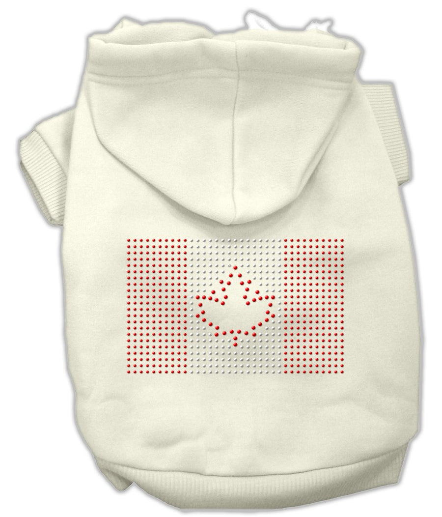 Canadian Flag Hoodies Cream Xl (16)