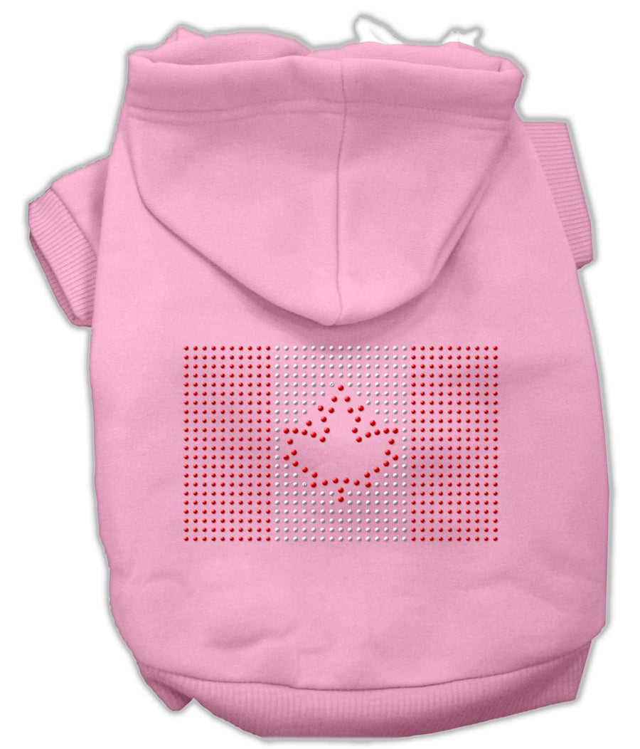 Canadian Flag Hoodies Pink Xl (16)