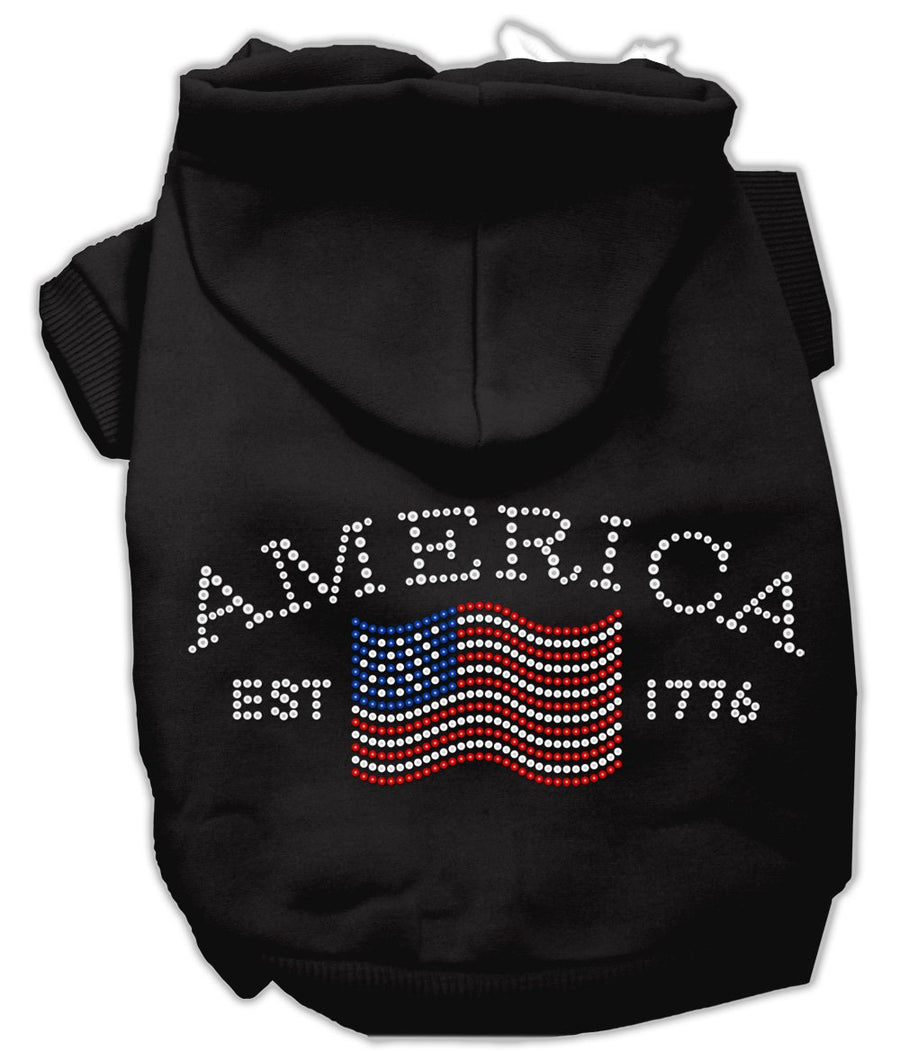 Classic American Hoodies Black Xs (8)