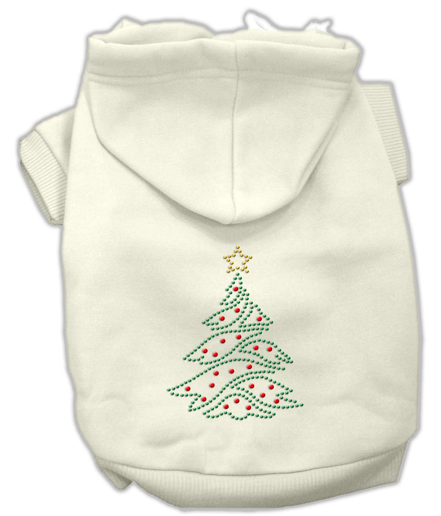 Christmas Tree Hoodie Cream Xl (16)