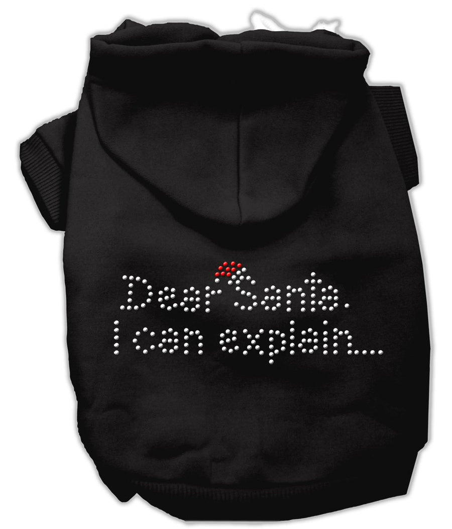 Dear Santa I Can Explain Hoodies Black Xxxl(20)